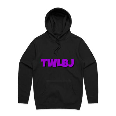 TWLBJ on Front of Hoodie Thumbnail